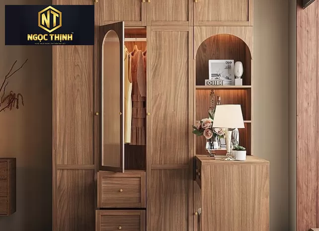 Tủ quần áo phong cách cổ điển tại Vĩnh Thanh